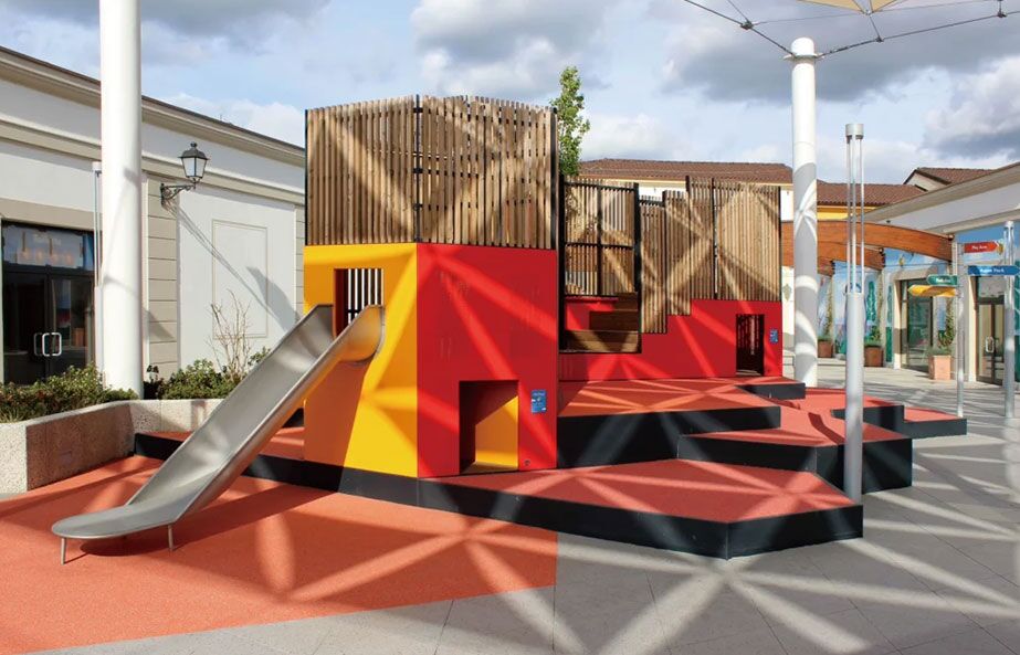 1100m²Colorful Village Theme Park for Children In Piemonte